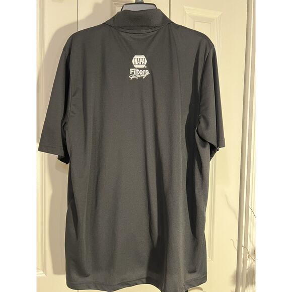 NAPA Filters Lucky in 2013 Black Men's Large Short Sleeve Polo Racing Shirt - Picture 7 of 9